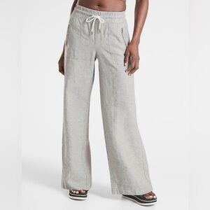 Athleta Gray Wide Leg Pants